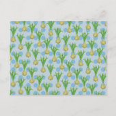 Onion Plant Pattern Briefkaart (Voorkant)
