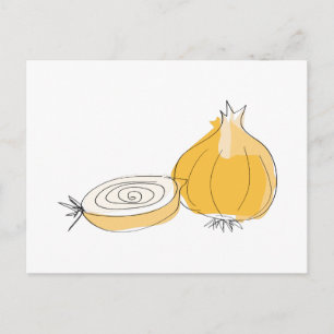 Onion Sketch Briefkaart