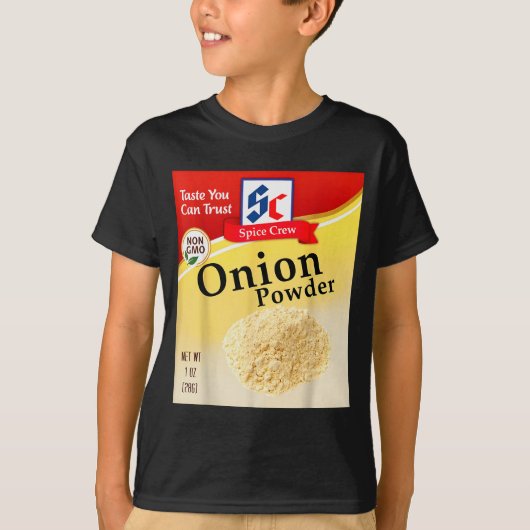 Onion Wder Holiday Condiment Sce Costumes Group Ma T-shirt (Voorkant)