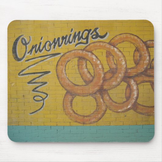 Onionringen Mousepad Muismat (Voorkant)