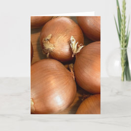 Onions Blank Note Kaart