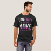Onions Cry Cook of Chef Space thema geboortedatum T-shirt (Voorkant volledig)