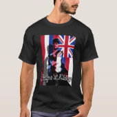 Onipaa Kakou Koningin Liliuokalani Hawaïaans Konin T-shirt (Voorkant)