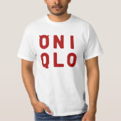 ONIQLO Shirt met bloeduitloop (Voorkant)