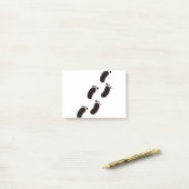 Oniuzuka Style Black Little Foot Post-it® Notes (Op bureau)