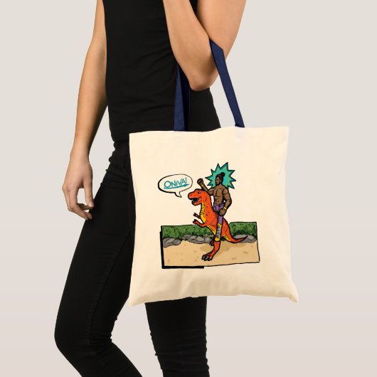 ONIVA! Dino Lutteur Tote Bag (Voorkant (product))