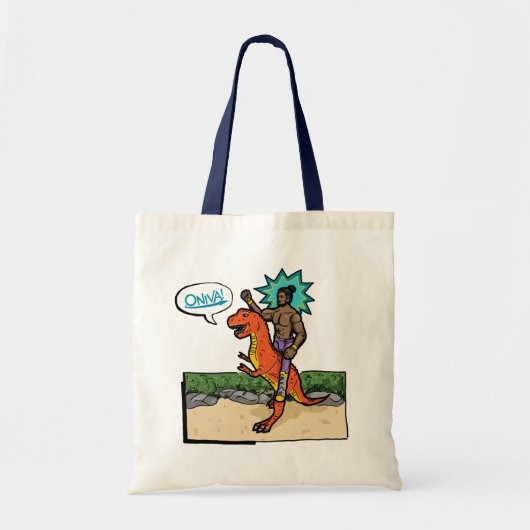 ONIVA! Dino Lutteur Tote Bag (Voorkant)