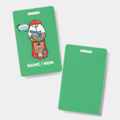 ONIVA! Gomme Balloune Badge (Voor- en achterkant)