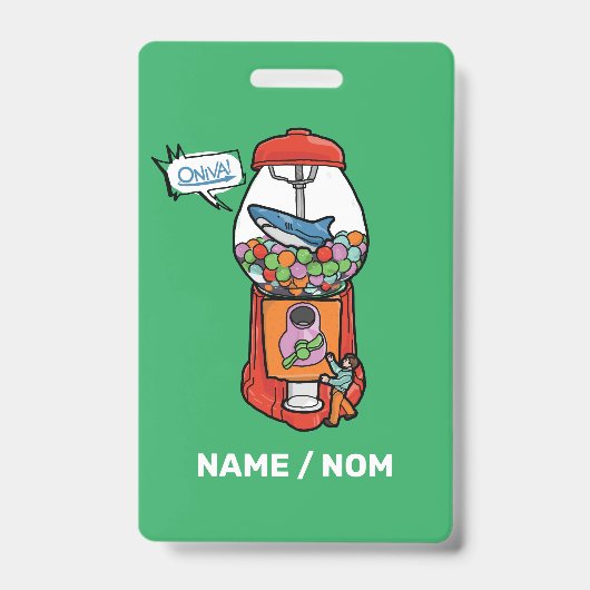 ONIVA! Gomme Balloune Badge (Voorkant)