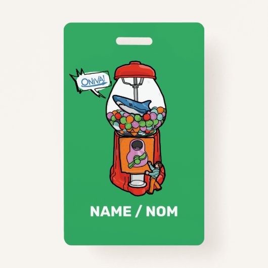 ONIVA! Gomme Balloune Badge (Voorkant)