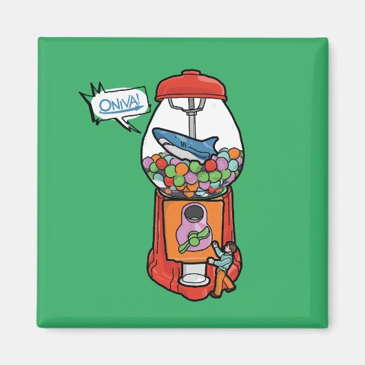 ONIVA! Gomme Balloune Magneet (Voorkant)