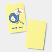 ONIVA! Oeuf Badge (Voor- en achterkant)