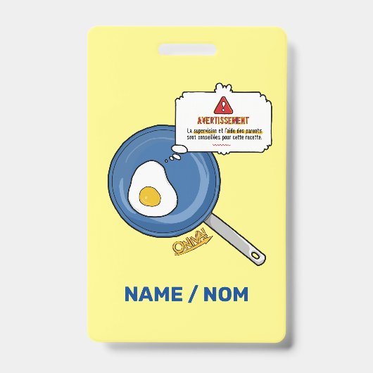 ONIVA! Oeuf Badge (Voorkant)