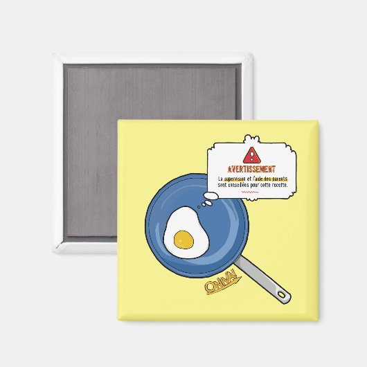 ONIVA! Oeuf Magneet (Voorkant / Achterkant)