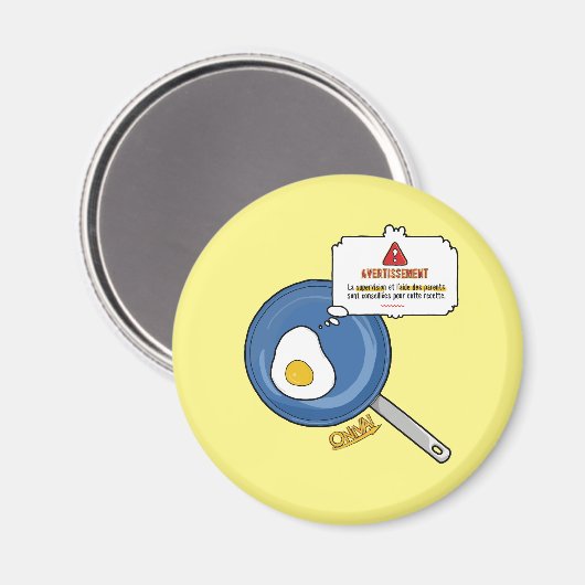 ONIVA! Oeuf Magneet (Voorkant / Achterkant)