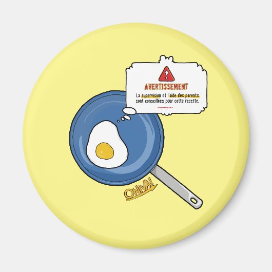 ONIVA! Oeuf Magneet (Voorkant)