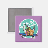 ONIVA! Squelette Viking Magnet (Voorkant / Achterkant)