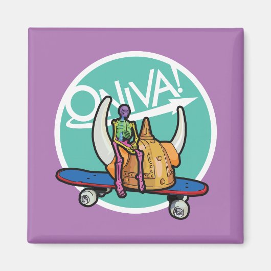 ONIVA! Squelette Viking Magnet (Voorkant)
