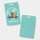 ONIVA! Viking Skelet Badge (Voor- en achterkant)