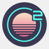 Onivim 2 - Ronde Logo Sticker (Voorkant)