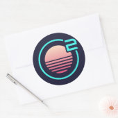 Onivim 2 - Ronde Logo Sticker (Envelop)