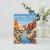 Onkaparinga River Nationaal Park Australië Briefkaart (Staand voorkant)