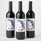 Onketen mijn Heart Wine Labels Wijn Etiket (Flessen)