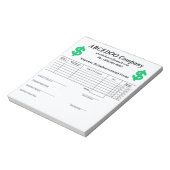 onkostendeclaratie notitieblok (Linkerzijde)