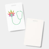 onkruid badge (Voor- en achterkant)