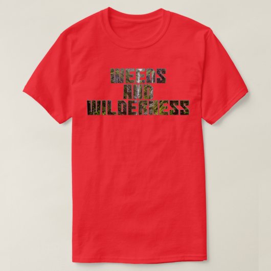 Onkruid en wilde natuur t-shirt (Design voorkant)