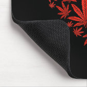 Onkruid Hart Grappige Valentijnsdag Wiet Stoner Ca Muismat (Hoek)