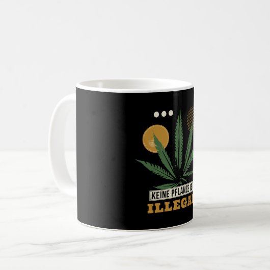 onkruid koffiemok (Voorkant links)