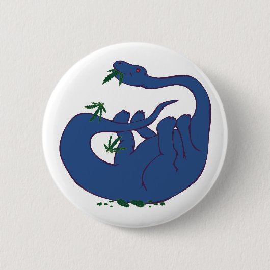onkruid ronde button 5,7 cm (Voorkant)