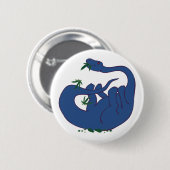 onkruid ronde button 5,7 cm (Voorkant /achterkant)
