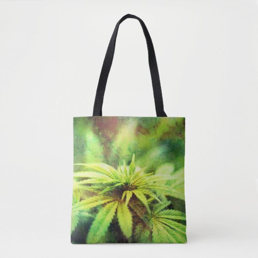 onkruid tote bag (Voorkant)