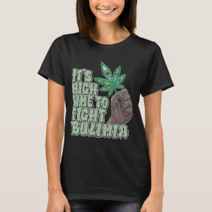 onkruid voor een kannibsmoker t-shirt