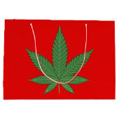 Onkruidblad gepersonaliseerd groot cadeauzakje (Achterkant)