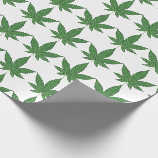 onkruidblad kerst koele douane cadeaupapier (Hoek)