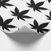 onkruidbladsilhouet cadeaupapier (Hoek)