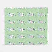 onkruidspray tuinonderhoud fleece deken (Voorkant (Horizontaal))