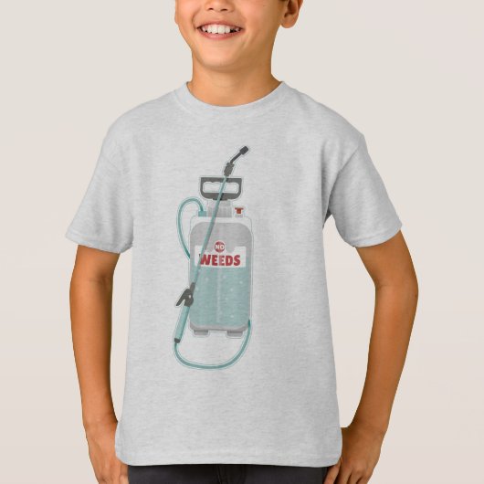 onkruidspray tuinonderhoud t-shirt (Voorkant)