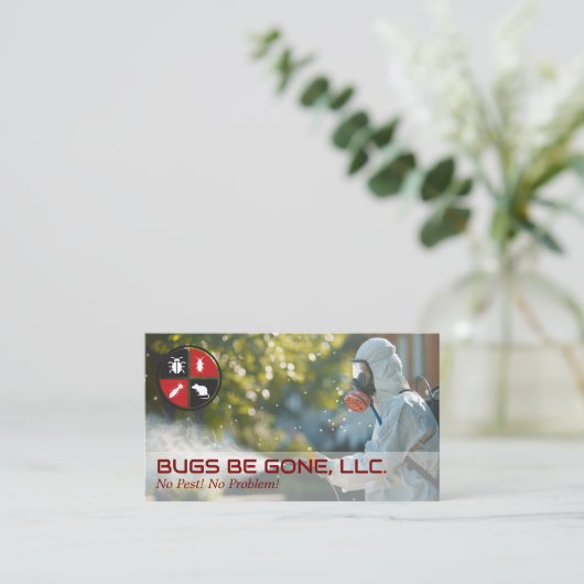 Onkruidverdelger Sproeien van het Eigendom Visitekaartje (Staand voorkant)