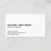 Onkruidverdelger Sproeien van het Eigendom Visitekaartje (Achterkant)