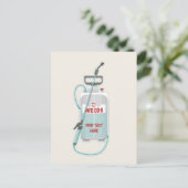 Onkruidverstuiving tuinonderhoud briefkaart (Staand voorkant)