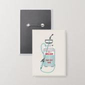 Onkruidverstuiving tuinonderhoud button (Voorkant / Achterkant)