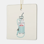 Onkruidverstuiving tuinonderhoud keramisch ornament (Links)