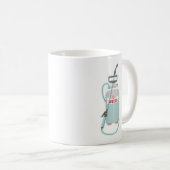 Onkruidverstuiving tuinonderhoud koffiemok (Voorkant rechts)