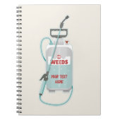 Onkruidverstuiving tuinonderhoud notitieboek (Voorkant)