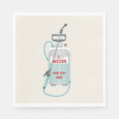 Onkruidverstuiving tuinonderhoud servet (Voorkant)