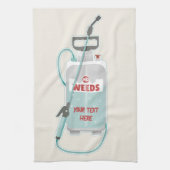 Onkruidverstuiving tuinonderhoud theedoek (Verticaal)